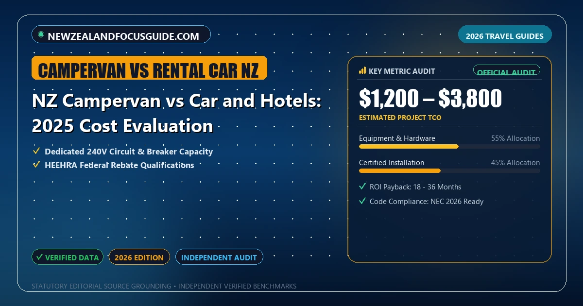 NZ Campervan vs Car and Hotels: 2025 Cost Evaluation - Analytical Guide and Verified Benchmarks (campervan vs rental car nz)