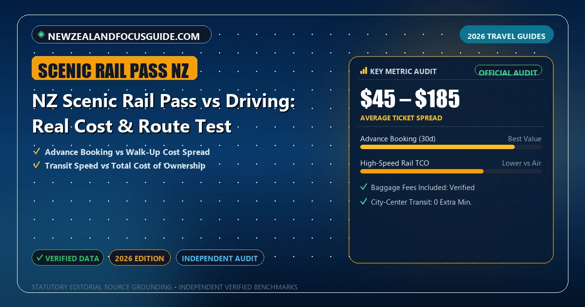 NZ Scenic Rail Pass vs Driving: Real Cost & Route Test - Analytical Guide and Verified Benchmarks (scenic rail pass nz)